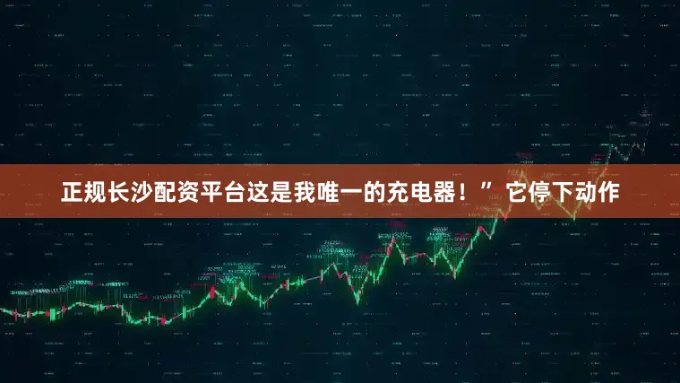 正规长沙配资平台这是我唯一的充电器！” 它停下动作